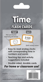 Teacher Created Resources Time Flash Cards (EP62046) 3-1/8" x 5-1/8"
