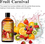 PHATOIL 3.38FL.OZ Fruit Carnival Fragrance Oils for Aromatherapy, Essential Oils for Diffusers for Home, Perfect for Diffuser, Yoga, Skin Care, DIY Candle and Soap Making - 100ml