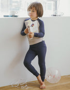 VAENAIT 6M-12Y Toddler Toddler Kids Toddler Girls Boys Soft Comfy Modal Tencel Solid Raglan Sleepwear Pajamas Pjs 2pcs Set