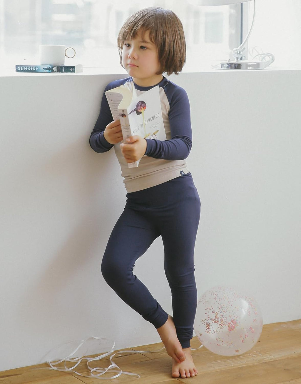 VAENAIT 6M-12Y Toddler Toddler Kids Toddler Girls Boys Soft Comfy Modal Tencel Solid Raglan Sleepwear Pajamas Pjs 2pcs Set