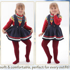 Mini angel Baby Tights Toddler Girl Tights Seamless Cable Knit Leggings Soft Cotton Stockings Pantyhose 3/4/5 Pack