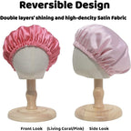 AKISS Baby Infant Newborn Toddler Satin Silk Hair Bonnet Cap for Sleeping 0-3 0-6 3-6 6-12 Months 1-2 1-3 Years