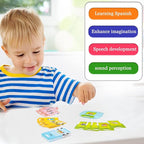 Spanish & English Talking Flash Cards for Toddlers 1 2 3 4 5 6, Audible Toys for Kids to Learn Spanish - 258 Cards and 516 Words(Blue)