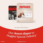 Huggies Size 3 Diapers, Skin Essentials Baby Diapers, Size 3 (16-28 lbs), 156 Count (3 Packs of 52)