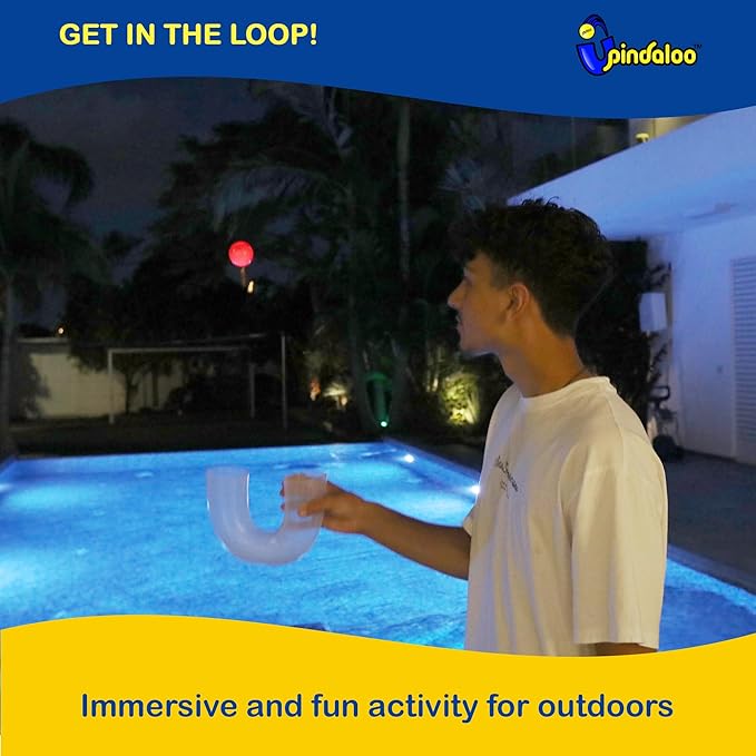 pindaloo Led Light Ball - Gifts for Kids Indoor & Outdoor Games, Toys for Boy, Teen, & Girls - Gift Ideas for Teens, Fun Stuff Party, Develops Motor & Juggling Skills - 1x LED Ball