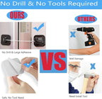 YEYA Upgraded Refrigerator Door Lock with Combination for Adults, Lock for Fridge, Freezer, File Cabinets, Desk Drawers, Locker, Child Safety Latch, Easy Install No Drlling 1 Pack