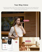 Momcozy Smart WiFi Baby Monitor, APP Control Baby Monitor with Camera & Audio, Danger Zone Alert, Motion & Cry Detection, 1080P Night Vision, 2-Way Talk, Photo & Video Recording (Compatible With BM04)