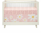 Lambs & Ivy Daisy Dreams Breathable 100% Cotton Baby Fitted Crib/Toddler Sheet