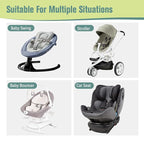 KAKIBLIN Baby Travel Pillow,Neck Pillows for Car Seat,Upgraded Baby Head Pillow,Toddler Head and Neck Support Pillow for Car Seat, Pushchair,Travel (Circle)