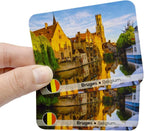 Menique Explore The World Memory Matching Game – 100 Cards (50 Pairs) with Famous Landmarks from 50 Countries – Includes Flag, Country & Place – Educational Geography Game + Informative Booklet