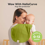 KeaBabies 4-Pack Baby Burp Cloths Baby Girl, Boy - Organic Cotton Burp Cloth, Extra Large, Absorbent, Soft Burping Cloths & Bibs Set for Babies, Newborn Burp Clothes, Thick Burp Rags (Palms)