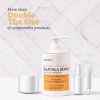 Elastalift Manuka Honey Cream Face Moisturizer & Body Butter Lotion For Dry Skin | Firming & Hydrating Miracle Balm Skin Care Moisturizing Lotion For Women, Wrinkles, & Sun Damaged Skin, 15 Fl Oz