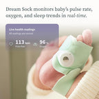 Owlet Dream Duo (Gen 2) Smart Baby Monitor Bundle – HD Video Camera + Wearable Sock Tracks Baby’s Oxygen, Heart Rate & Sleep