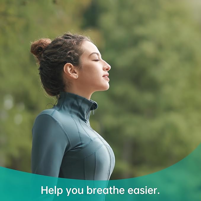 opove Nasal Irrigation System, Sinus Rinse Kit with 1 Nose Cleaner & 15 Salt Packets, Self-Cleaning & Automatic Waste Collection, Rechargeable Sinus Rinse Bottle for Relieving Nasal Discomfort