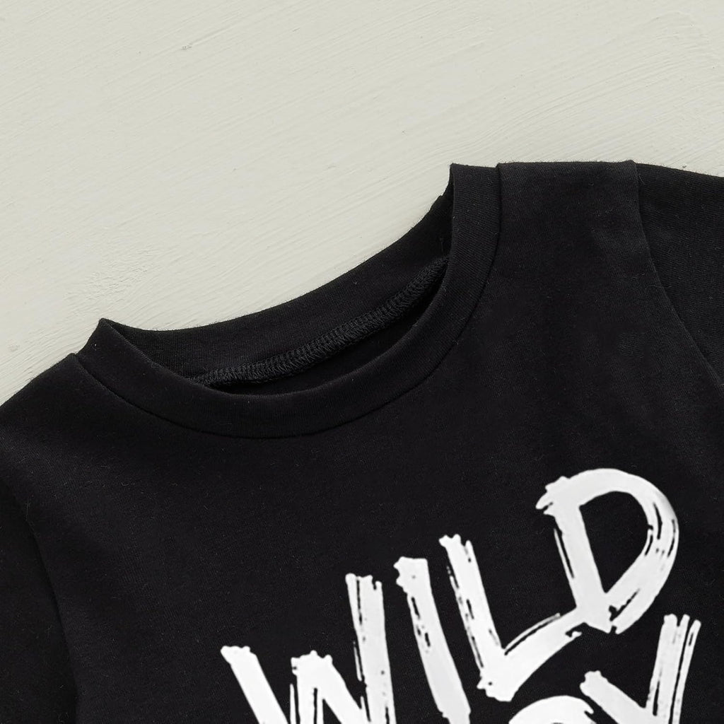 wdehow Toddler Kids Baby Boy Summer Clothes Sets 1T 2T 3T 4T 5T Letter Print Short Sleeve Tops Camouflage Shorts Outfits