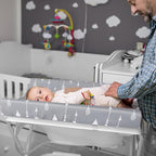 Changing Pad Cover Girl, Diaper Changing Pad Covers 4 Pack, Fitted Baby Changing Table Sheets for 32''×16'' Change Table Pad, Cradle & Bassinet Sheets, Soft & Breathable