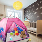 Kids Play Mermaid Tent for Kids, Play Tentes Foldable Pop Up Indoor Outdoor Party Playhouse Tents Toy for Boys Girls-47 * 47 * 41 (Pink)