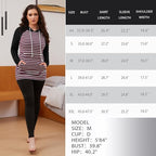GINKANA Women's Nursing Hoodie Sweatshirt Long Sleeves Breastfeeding Maternity Tops Casual Clothes