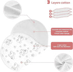 1 Pack Muslin Burp Cloths Cute Bichon Dog White Cotton Baby Burp Cloths Soft Burping Cloth Absorbent Spit Up Rags for Newborn Must Haves 22x11 Inch