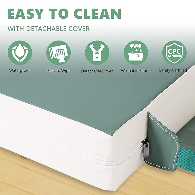 Booster Seat for Kitchen Chair with Adjustable Straps, Toddler Booster Seats for Dining Table Portable for Travel Camping Eating, Booster Cushion for Table for Baby Child Infant Kid Boy Girl