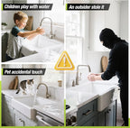 Faucet Lock Guard - Child Proof & Pet Proof Spigot Cover for Kitchen & Bathroom, Universal Anti-Touch Faucet Safety Protector for Kids Toddlers Babies | Double Check Sizes for faucets (Small)