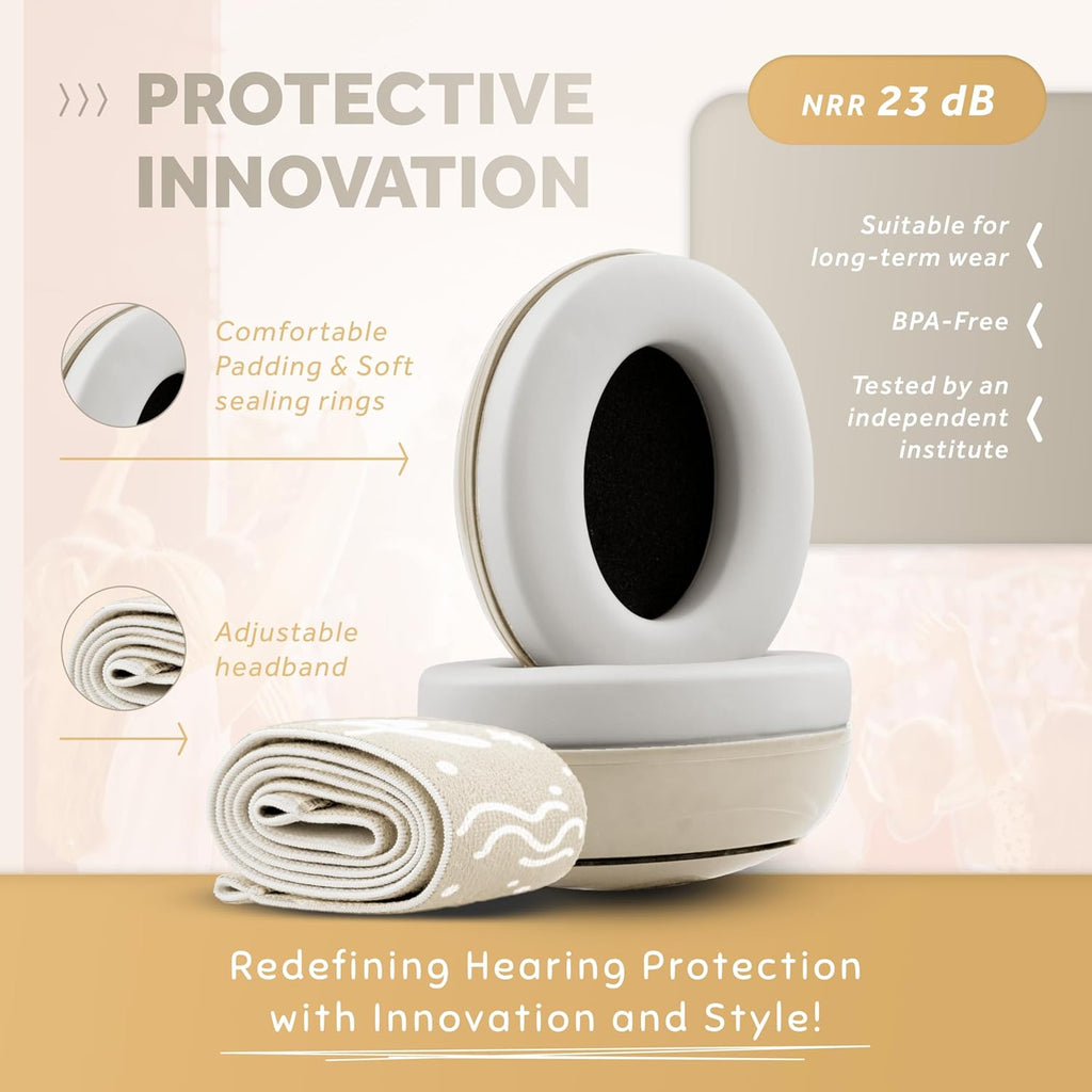 Schallwerk ® Mini+ Baby Ear Muffs – Infant Noise Cancelling Headphones, Toddler Ear Protection, Baby Headphones for Noise