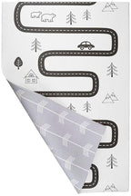 Baby Care Play Mat (Large, Nordic Trails - Morning Fog Arrows) 82'' x 55'' Original One-Piece Reversible Rollable Waterproof Play Mat for Infants, Babies, Toddler, and Kids