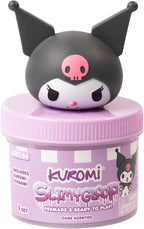 Kuromi SLIMYGLOOP Jar, 8 oz Purple & White Cake-Scented Slime, Includes Beads & Kuromi Charm, Sanrio Stuff, Hello Kitty Merch, Sanrio Slimes