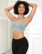 Suekaphin 3 Pack Sports Nursing Bra for Breastfeeding Supportive Bralette Pregnancy Maternity Wirefree Support for Women