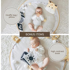 6-in-1 XL Play Mat & Play Gym, Baby Gym, Baby Activity Gym, Sensory Exploration and Motor Skill Development Toys (Sand)