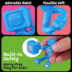 12 PCS Magnetic Travel Toys for Kids, Creative, Portable and Educational, Magnetic-People-Magnet-Men: Cute Robot & Funny Magnets, Small Fidget Toys for Classroom Prizes, Easter Egg Stuffers, Office