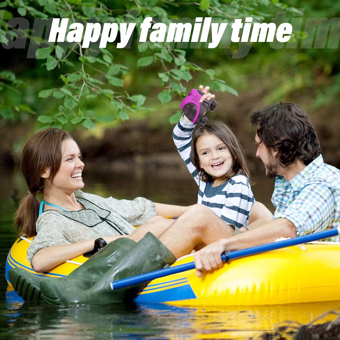 VNVDFLM Binoculars Toys for Children,Birthday Gifts for 4-9 Years Old Boys for Outdoor Play,5-12 Years Old Girls Presents,Best Gift for Kids Hunting,Learning (Pink)