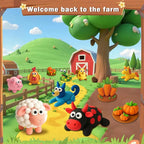 BEIREG Air Dry Clay Farm Adventure Kit for Kids - 15 DIY Farm Animals & Vegetables with Tutorials, Ultra Soft Modeling Magic Clay, Safe Non-Toxic STEM Educational Craft Gift for Boys & Girls Ages 3-12