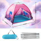 Kids Play Mermaid Tent for Kids, Play Tentes Foldable Pop Up Indoor Outdoor Party Playhouse Tents Toy for Boys Girls-47 * 47 * 41 (Pink)