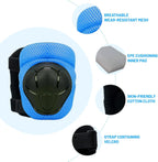 Knee Pads Elbow Pads Wrist Guards Set for Kids,Upgraded Protective Gear for Toddle 4-12 Boys or Girls Children Roller Skating Scooter Skateboarding Bike Roller Blade