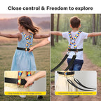 Safety Harness Leash for Special Needs Child Aged 6-12 Years Fully Ajustable, Sturdy Walking Harness for Older Children with Grab Handle, Keeping Active ADHD/ASD Autism Kids Safe in Public