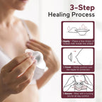 Momcozy 999 Silver Nursing Cups, Hole-Free Design, 999 Silver Nipple Shields, Breastfeeding Essentials, Silver Nipple Shields for Breastfeeding Newborns, Metal Nipple Shields, Regular Size