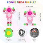 24 Pack Pop Fidget Spinners Bulk, Deformable Astronaut Key Chain Fidget Toys Bulk, Stocking Stuffers Birthday Gifts Party Favors for Kids, Student Gifts Classroom Prizes