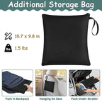 Car Seat Travel Bag Fit Graco SnugRide 35 Lite and Base, Chicco KeyFit 30 and Base, Car seat Bags for Air Travel, Padded Infant Carrier Bag with side pocket and Protective Feet, Extra small Bag