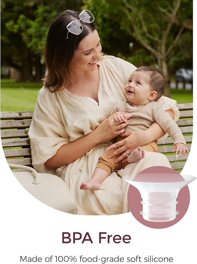 Momcozy Mobile Style | M6 21 mm Flange Insert, Original Mobile Style | M6 Breast Pump Replacement Accessories, 1PC (21mm)