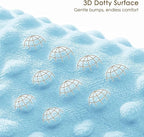 Star Moon Baby Blankets for Boys Girls, Soft Nursery Minky Blankets with Muslin and Dotted Fleece Back 30x40 inches, Receiving Bed Quilt for Newborn, Infants, Toddlers