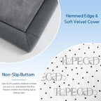 Baby Play Mat 1.2" Thick Memory Foam Nursery Rug Area Rug, 4’11” X 3’28” Yoga Mat Playmat Crawling Mat for Baby,Toddlers, Infants, Kids,Floor Mat Tatami Mat for Living Room with Non-Slip(Grey)