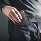 Polare Luxury RFID Blocking Leather Passport Holder Travel Wallet For Men and Women (Black(Snap Version))