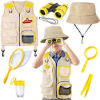 Kids Explorer Kit & Bug Catcher Kit, Kids Camping Gear for Kids, Outdoor Exploration Set with Vest & Hat, Ideal Outdoor Camping Adventure Toys for Ages 3 4 5 6 7 8 Boys Girls