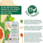 Kekoa Foods Shawarma, Artichoke & Cauliflower Baby Food Purée | 100% USDA Certified-Organic Vegetarian | Organic, Non-GMO, Gluten-Free, Vegan | Flavorful & Nutritious First Food for Babies | 3.5 oz