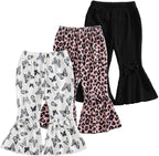 Mioglrie Baby Girls Pants Toddler 3 6 9 12 18 24 Months Leggings Newborn Girls Flared Leggings Infant Bell Bottom Pants