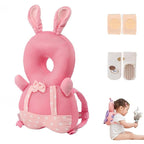 Baby Walker Head Protector Backpack Wear,Toddler Adjustable Baby Head Protection Backpack for Safety Baby Learning Walking Crawling (Rabbit A)