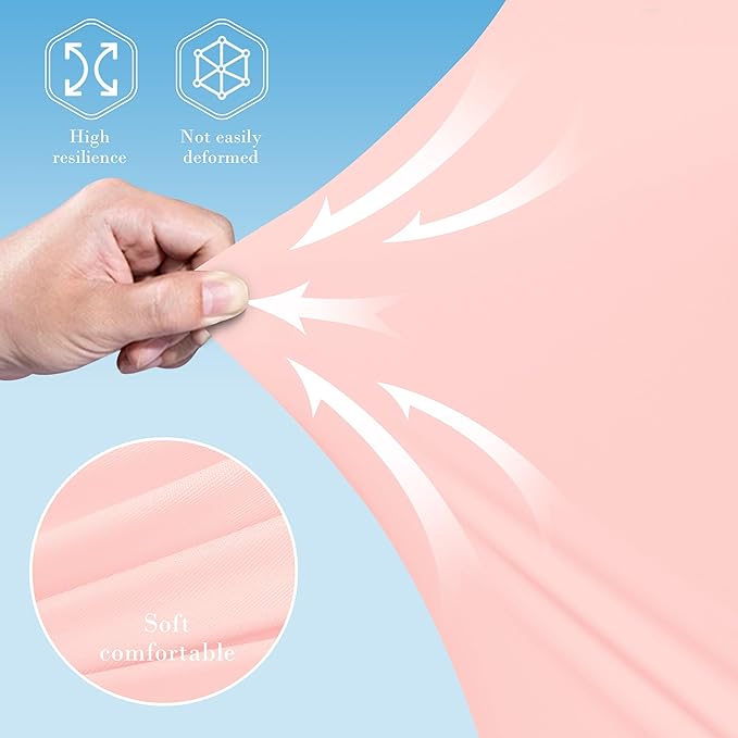 Cute Castle Cooling Cover Pregnancy Pillows, Soft U-Shape Maternity Pillow with Removable Cover - Full Body Pillows for Adults Sleeping - Pregnancy Must Haves - Jumbo 57 Inch - Pink