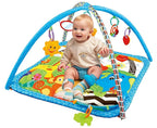 Baby Gyms Play Mats Toddler Fold Acctivity Gyms Play Mat Colorful Baby Pad with Animal Toys, Giraffe