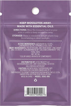 15 Pack Mosquito Repellent Bracelets, DEET-Free for Kids & Adults, Individually Wrapped Bands